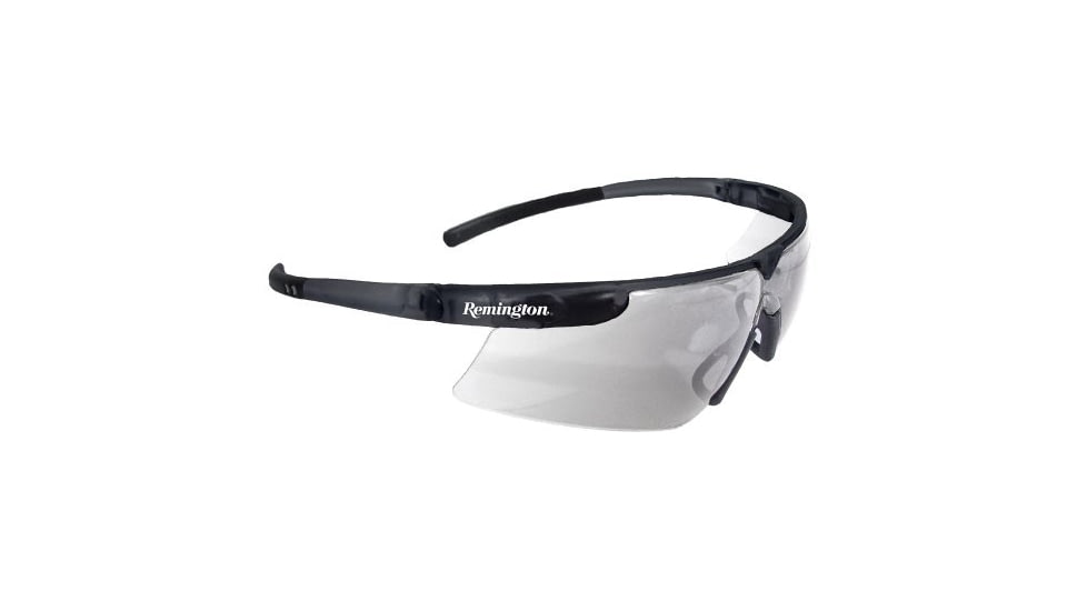 Remington T-72 Safety Glasses, Black Frame, Clear Lens - T72-10C 