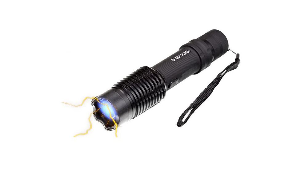 Renegade Tactical Steel 2 Million Volt Stun Gun and Flashlight, Black RT121