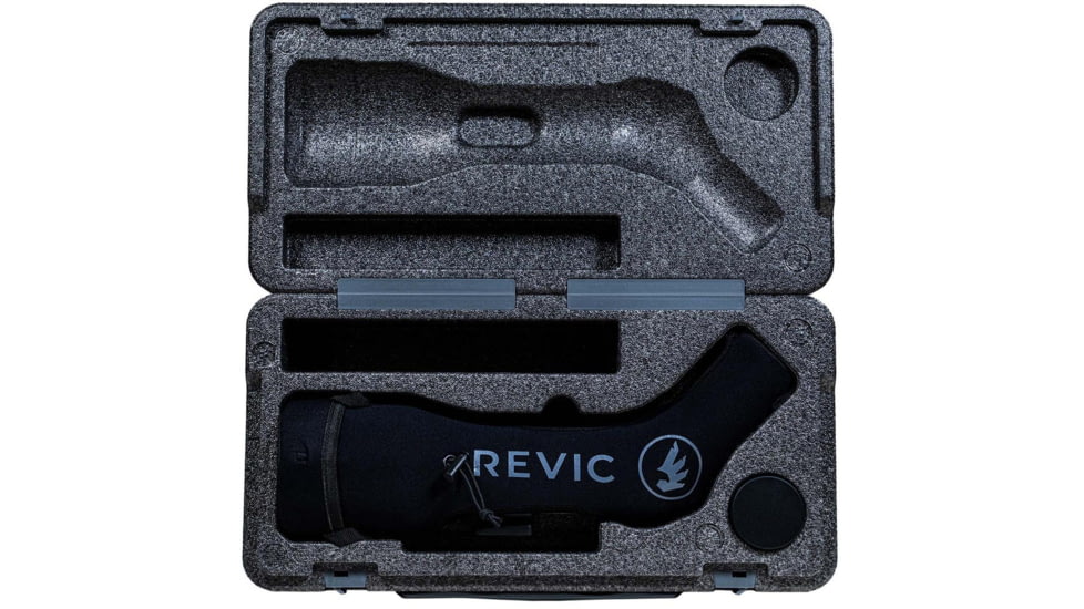 Revic Acura Spotting Scope, 27-55x, 80mm Objective, Dark Gray/Orange, AY-R-E1002
