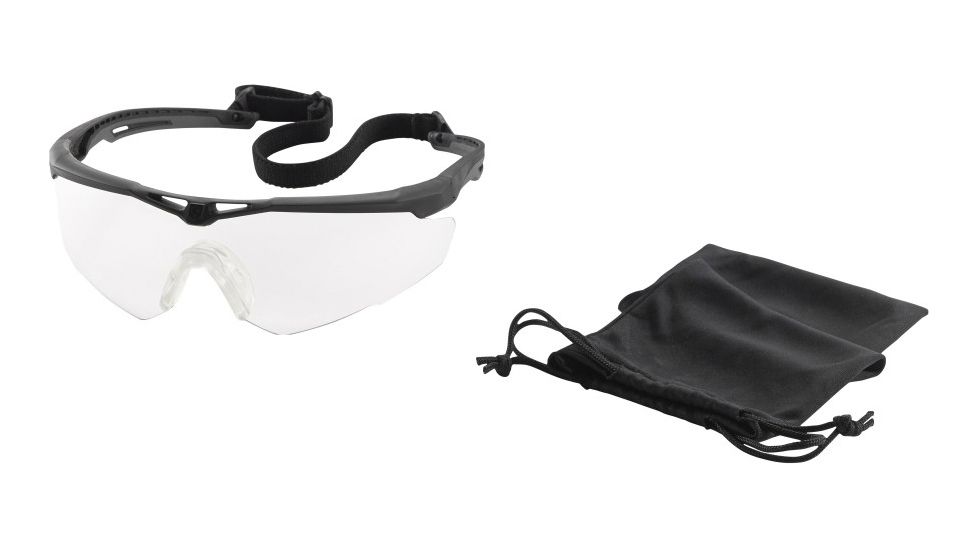 Revision Stingerhawk Eyewear Basic Kit, Clear Lens, Black Frame, Regular, 4-0152-0002