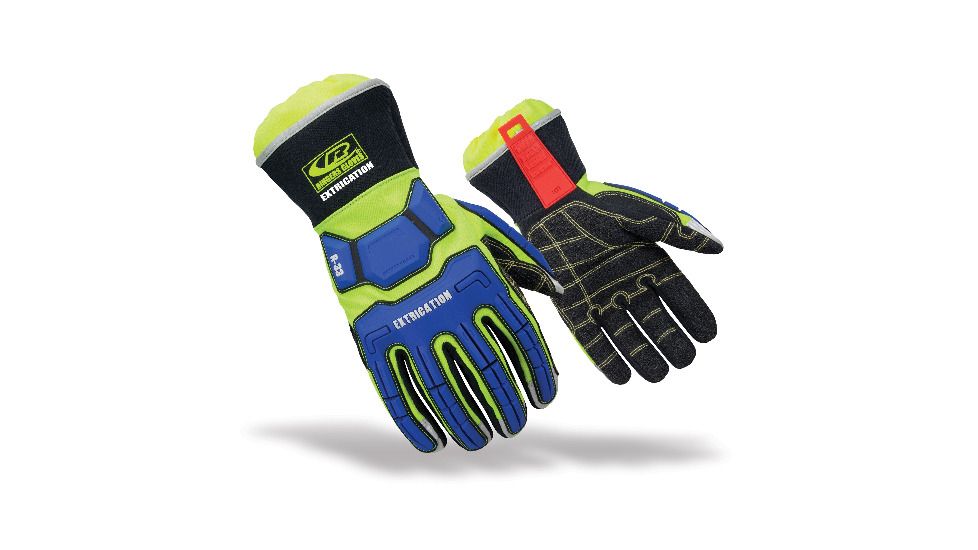 Ringers Gloves - Hybrid Extrication Hi-vis, Extra Large,  337-11