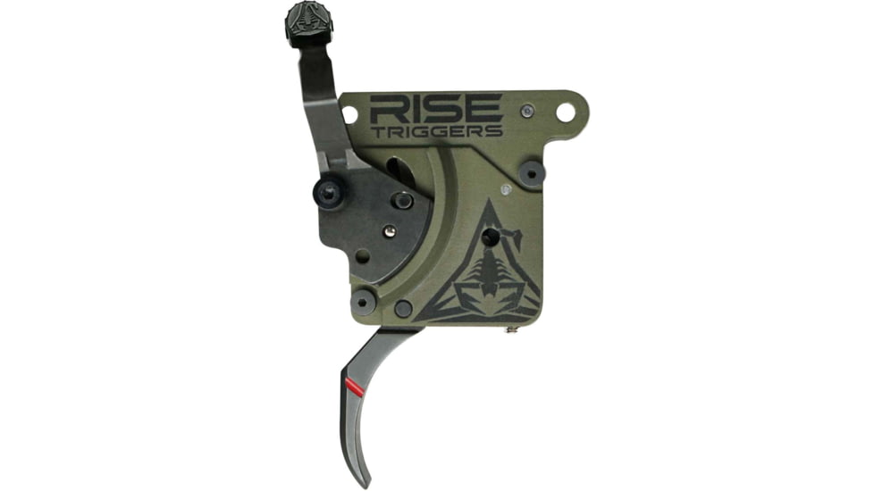 RISE Armament Reliant Hunter Rem 700 Drop-In Trigger With Bolt Release, Green/Black, RA-740-BC