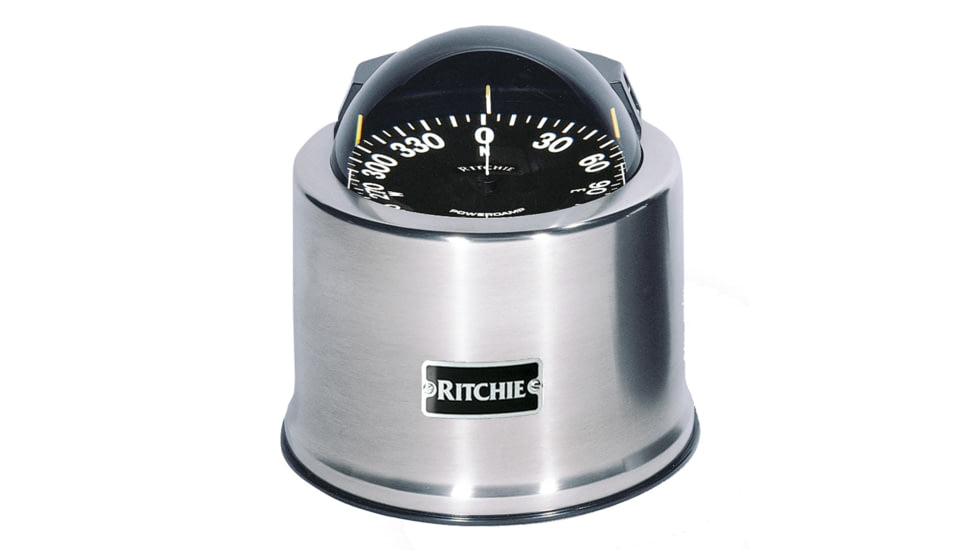 Ritchie SP-5-C GlobeMaster Compass - Pedestal Mount - Stainless Steel - 12V - 5 Degree Card 13792