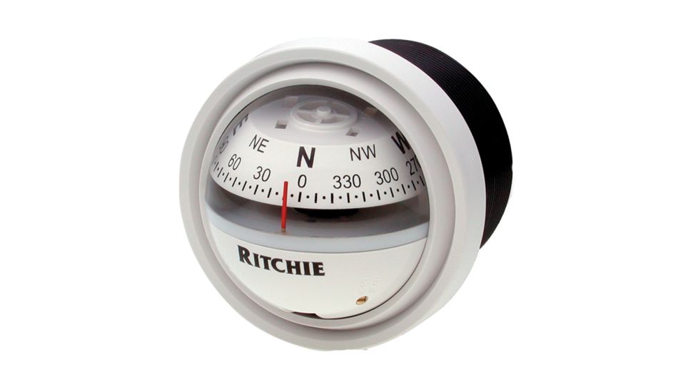 Ritchie V-57W.2 Explorer Compass - Dash Mount - White 10357