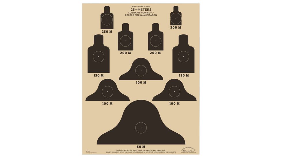 Rite in the Rain 26 Meter Targets - 9127X