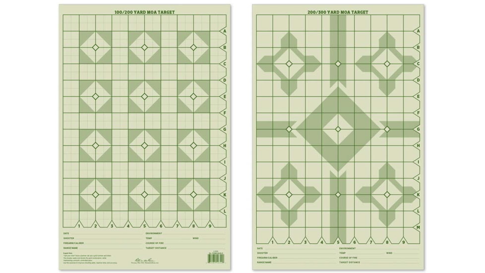 Rite in the Rain Precision Distance Diamond Moa Shooting Target - 11x17 - TGMOALR-D