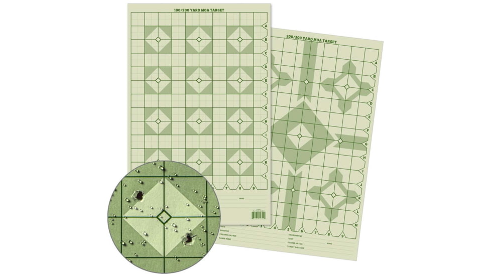 Rite in the Rain Precision Distance Diamond Moa Shooting Target - 11x17 - TGMOALR-D