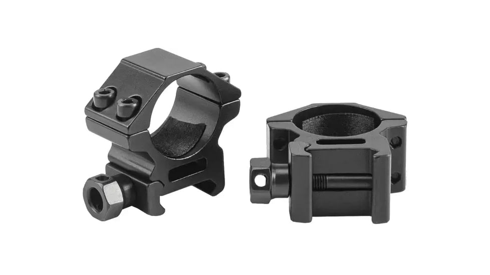 Riton Optics 1in Riflescope Rings, 9mm, Set of 2, Black, Low, X1L