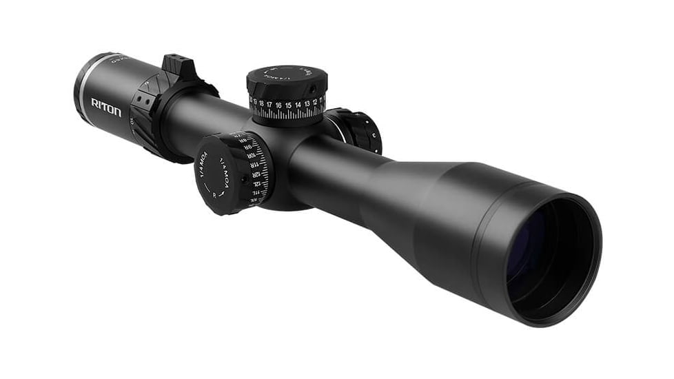 Riton Optics 7 Conquer 3-24x 50mm Riflescope, 34mm Tube, Second Focal Plane, G7 Illuminated, Black, 7C324ASI23