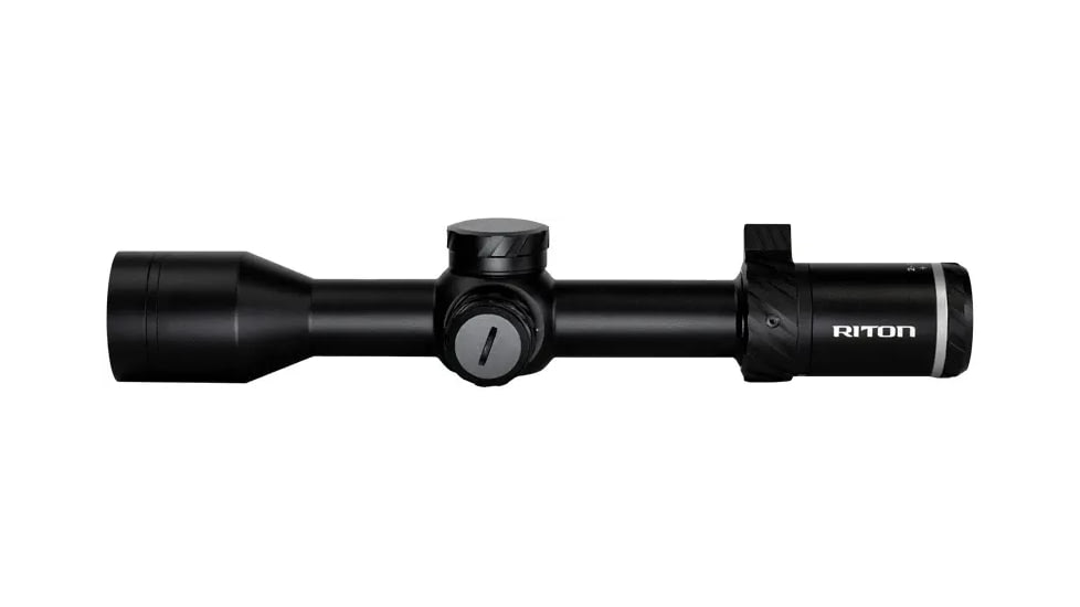 Riton Optics X3 2-12x 44mm 30mm Rifle Scope, Second Focal Plane, RDH MOA Illuminated, Black, 5P212ASI24