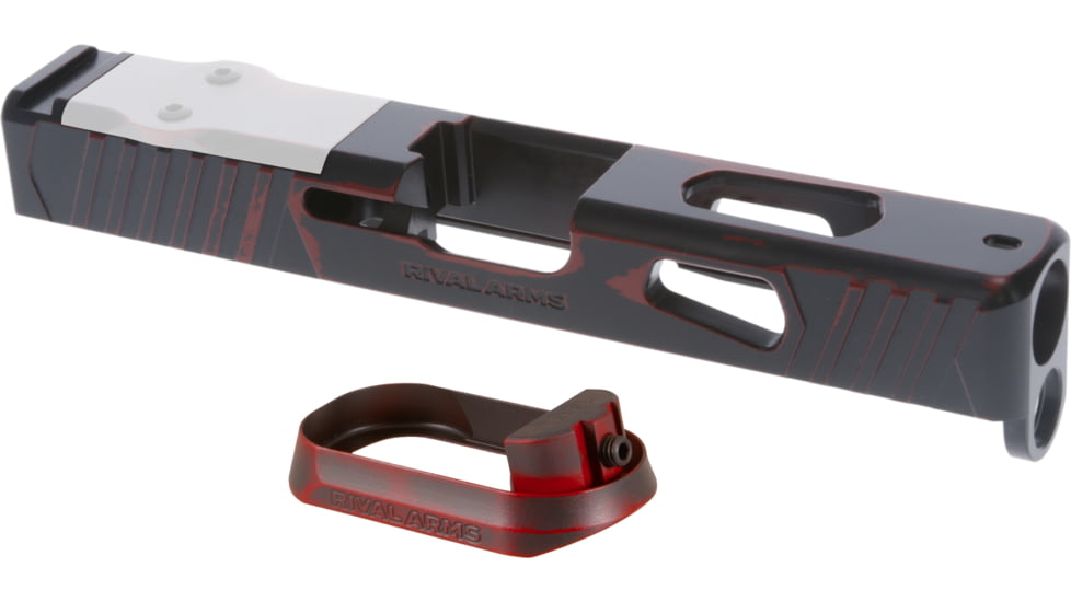 Rival Arms Faction Series Glock 19 Gen4 Optics Ready Slide, DOC, Ready Red, RA-RA12G206A