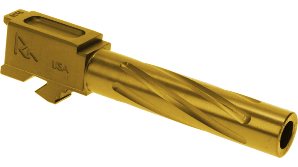 Rival Arms Glock 19 Gen 3/4 Precision Drop-in Barrel, Gold, RA-RA20G201E