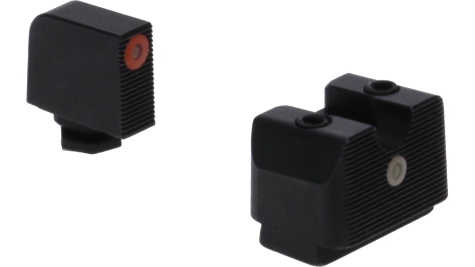 Rival Arms Inline Tritium Night Sights MOS Height, Orange Front Sight Color, Black, RA-RA4A231G