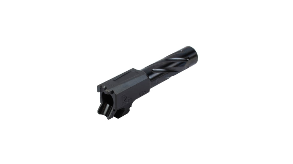 Rival Arms V1 Non-Threaded Pistol Barrel, Springfield Hellcat, 9mm Luger, 3.15in, 1-10 Twist, Black PVD Spiral Fluted Stainless Steel, RA-RA20H101A