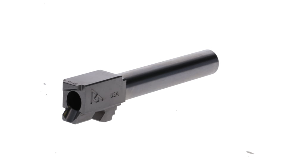 Rival Arms V2 Pistol Barrel, Glock 17, 9mm Luger, 4.47in, 1-10 Twist, 1/2-28 Thread, Silver, RA-RA22G101D