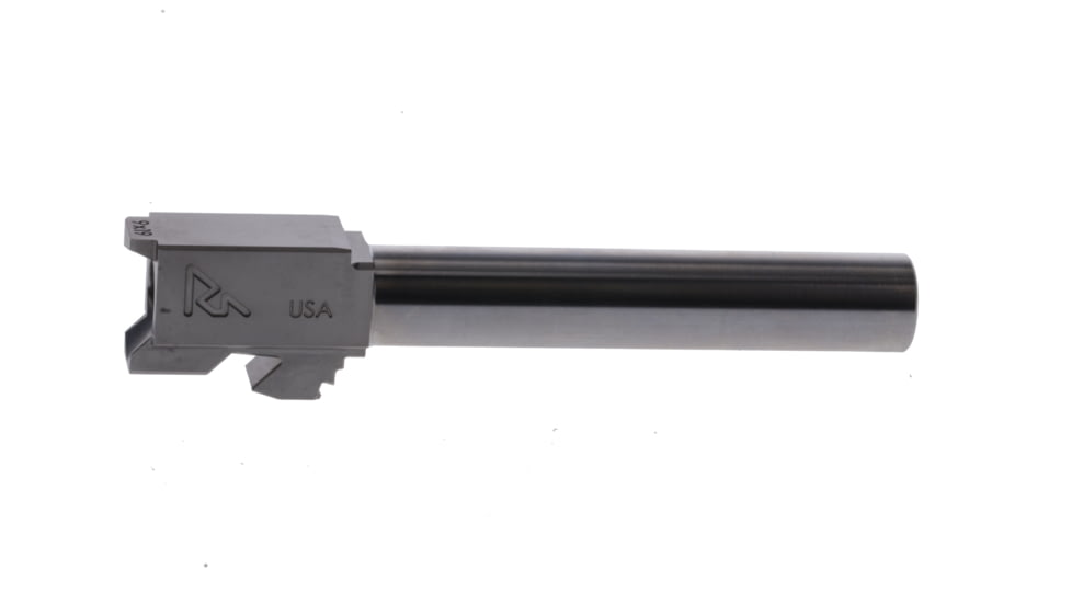 Rival Arms V2 Pistol Barrel, Glock 17, 9mm Luger, 4.47in, 1-10 Twist, 1/2-28 Thread, Silver, RA-RA22G101D