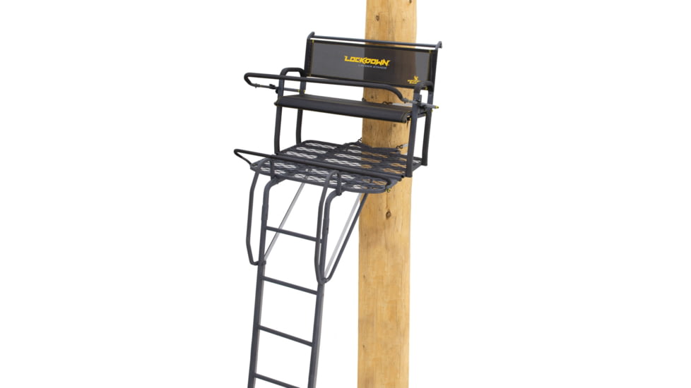Rivers Edge Treestands Lockdown 2-Man Treestand, Black, 811603010194