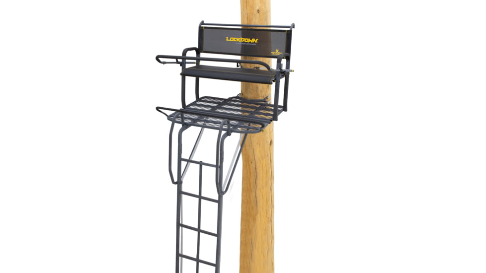 Rivers Edge Treestands Lockdown 21ft 2-Man Treestand, Black, 811603010187