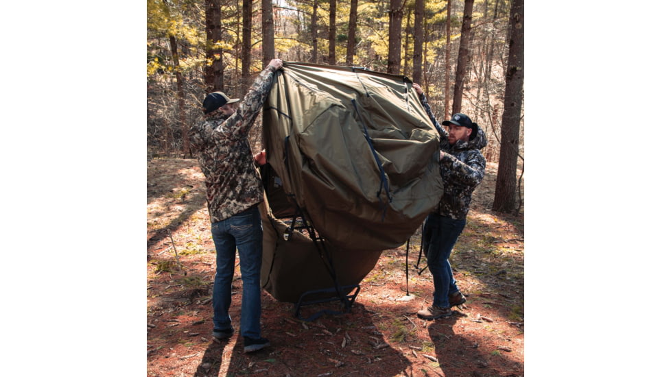 Rivers Edge Treestands Roof Lockdown 360 Kit, Olive Tan, LD703