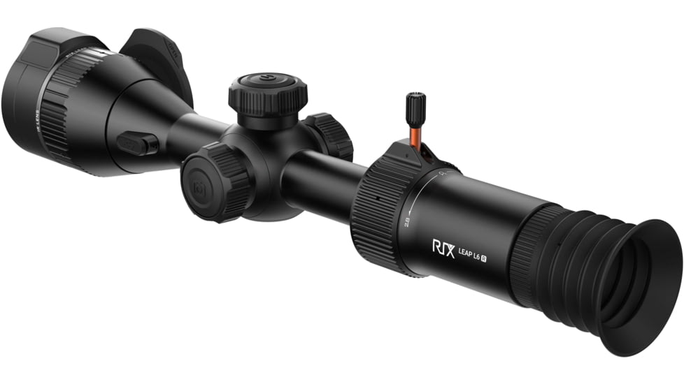 RIX Leap L6R 2.8-8.4x50mm 30mm Tube Thermal Imaging Rifle Scope, 50 Hz, 640x480, Black, RIX LEAP L6R