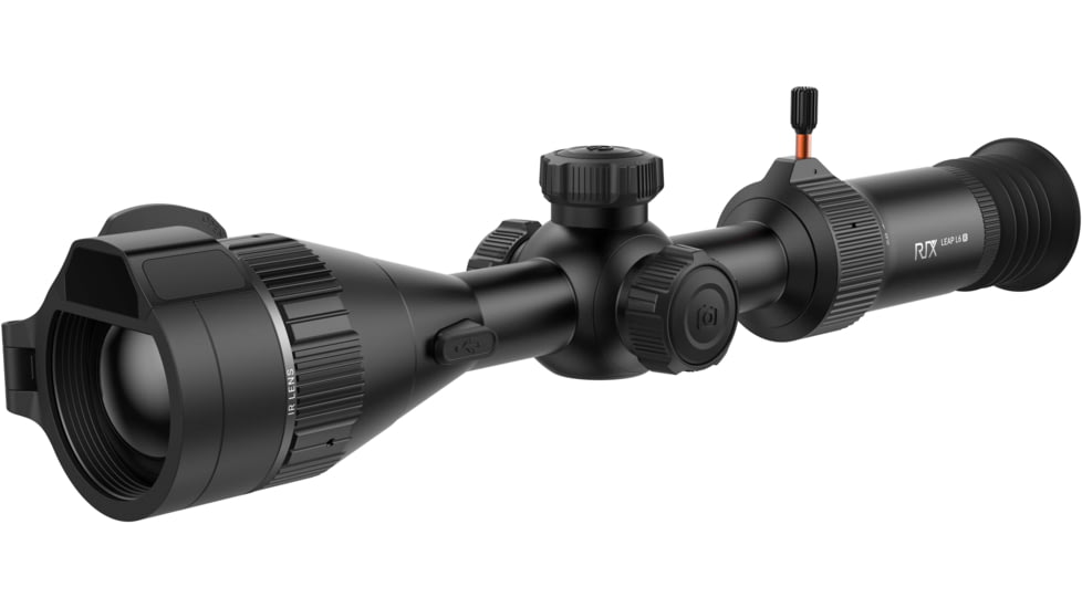 RIX Leap L6R 2.8-8.4x50mm 30mm Tube Thermal Imaging Rifle Scope, 50 Hz, 640x480, Black, RIX LEAP L6R