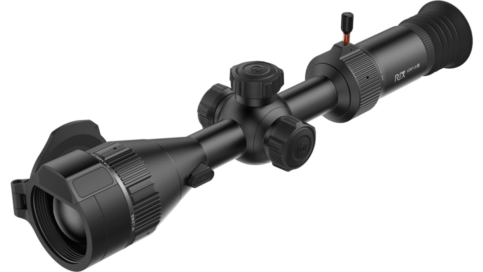 RIX Leap L6R 2.8-8.4x50mm 30mm Tube Thermal Imaging Rifle Scope, 50 Hz, 640x480, Black, RIX LEAP L6R