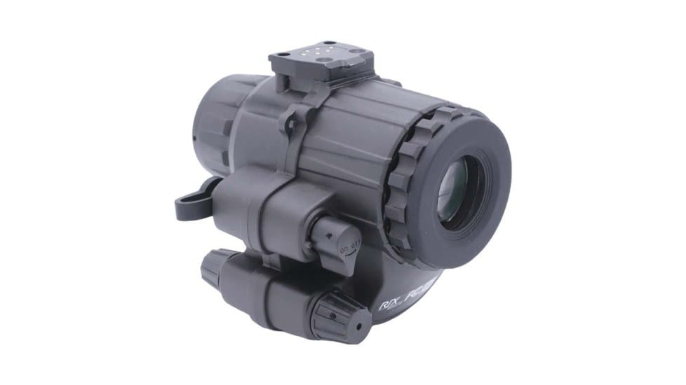 RIX RENV-M 1x25mm Enhanced Night Vision Monocular, with white tubes 1400 FOM, Black, Small, RENVMW14