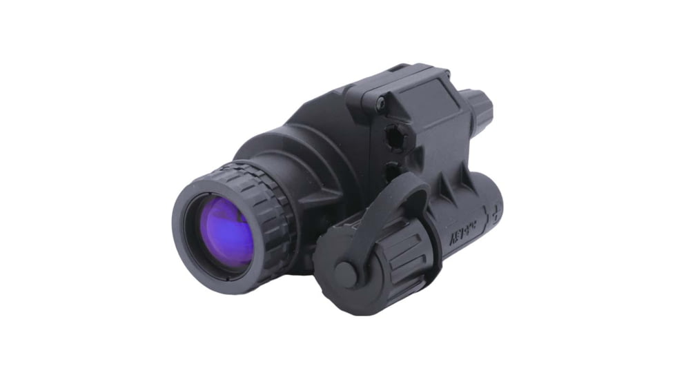 RIX RNV-14 1x25mm Night Vision Monocula rwith White Tubes 1800 FOM, Black, Small, RNV14W18