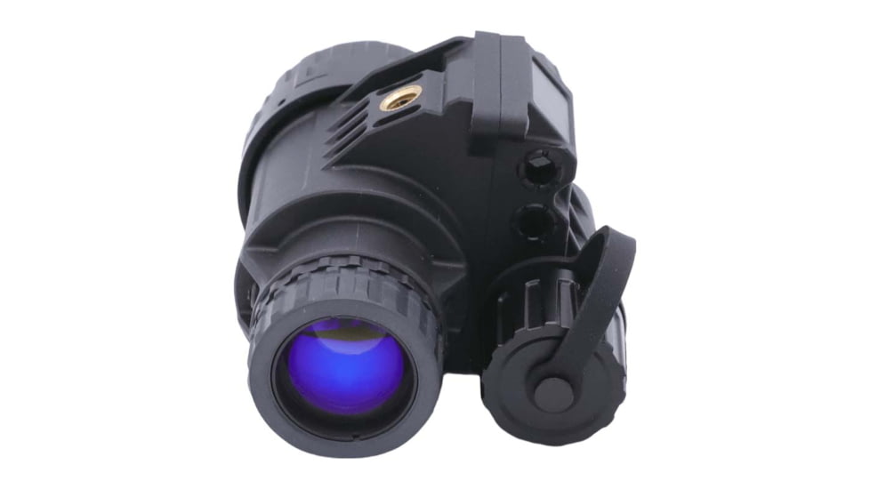 RIX RNV-14 1x25mm Night Vision Monocula rwith White Tubes 1800 FOM, Black, Small, RNV14W18