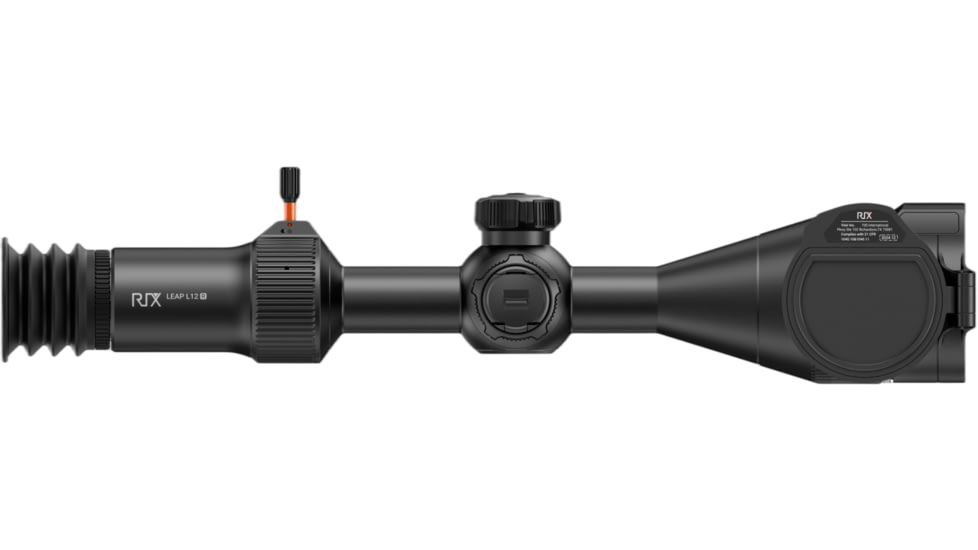 RIX Thermal Imaging Scope, 60mm Objective, 1-8X Magnification, 30mm Main Tube, Black