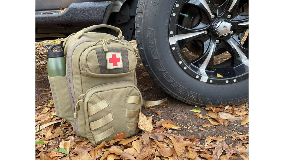 Roaring Fire Brushfire Tactical Backpack, Light FDE, 15.75x10.24x6 inch, RF-Backpack01-OD