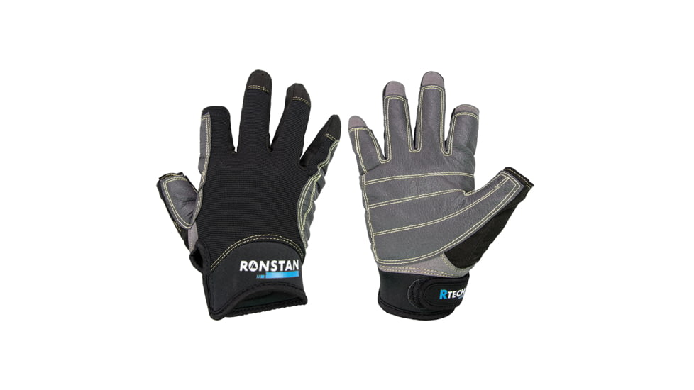 Ronstan Sticky Race Gloves - 3-Finger - Black - XS, CL740XS