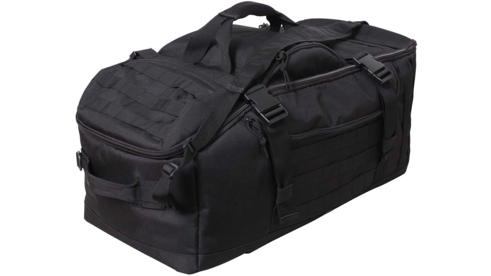 Rothco 3-In-1 Convertible Mission Bag, Black, 23500-Black