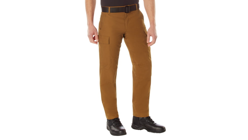 Rothco Active Flex Canvas Work Pant, Work Brown, 30, 62086-WorkBrown-30Wx34L