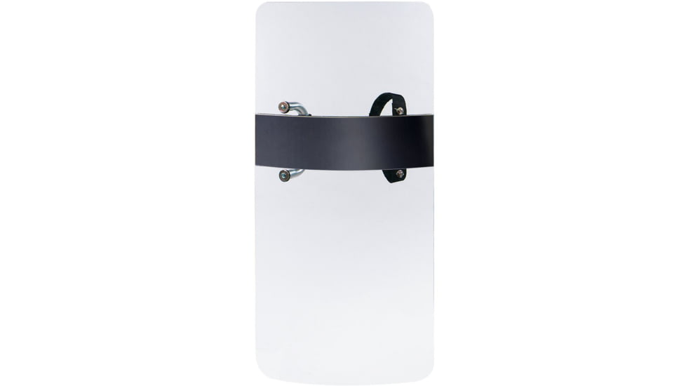 Rothco Antiriot Shield w/ Handle, Solid Cast Aluminum, Clear/Black, 1998