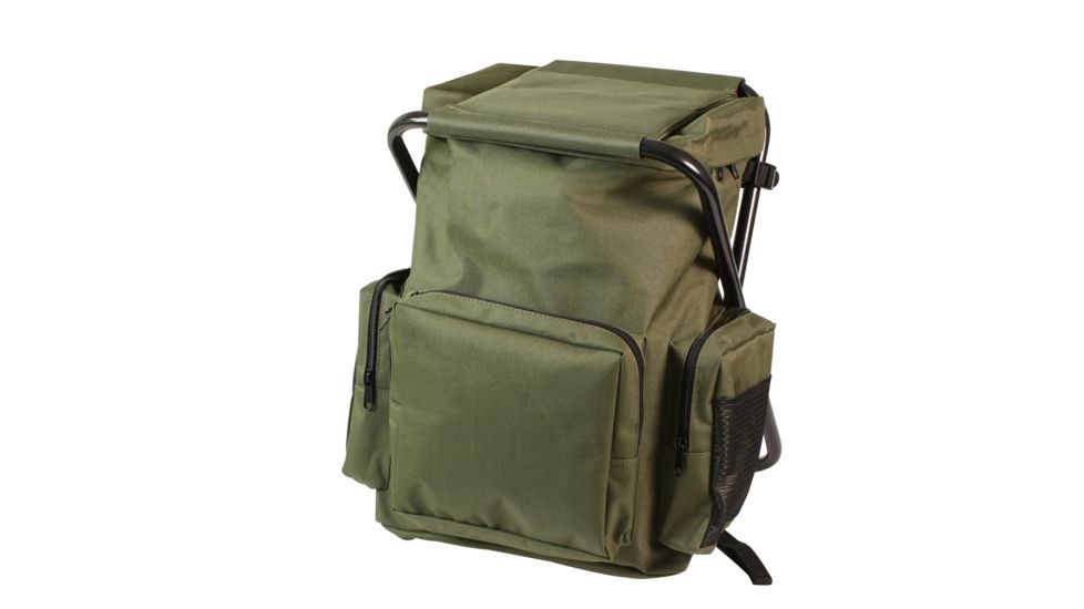 Rothco Backpack and Stool Combo Pack, Olive Drab, 4568-OliveDrab