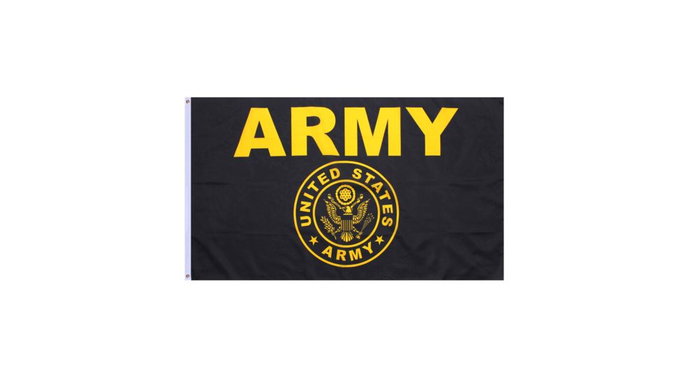 Rothco Black &amp; Gold Army Flag, 1498