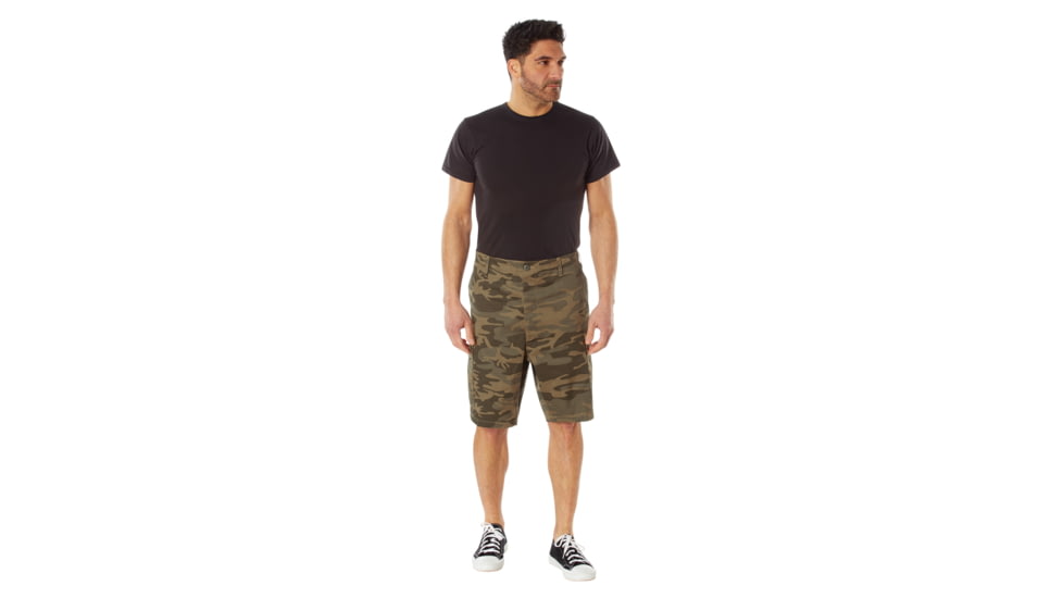 Rothco Camo BDU Shorts, S, Coyote Camo, 65245-CoyoteCamo-S
