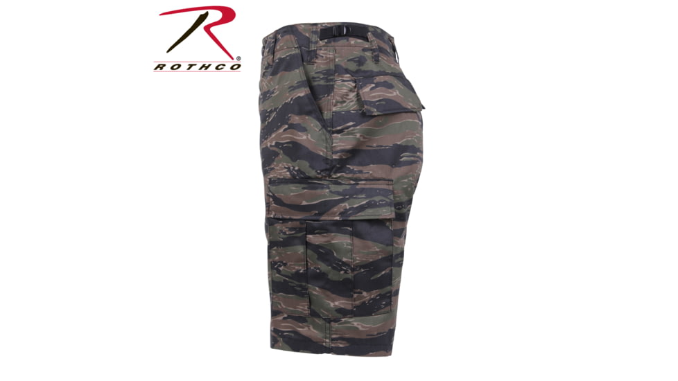 Rothco Camo BDU Shorts, Tiger Stripe Camo, Small, 7085-TigerStripeCamo-S