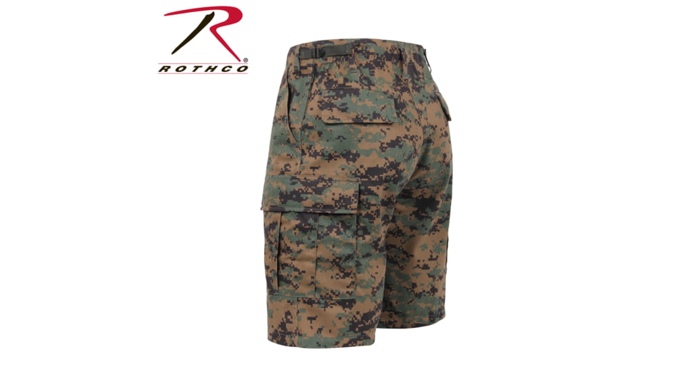 Rothco Camo BDU Shorts, Tiger Stripe Camo, Small, 7085-TigerStripeCamo-S