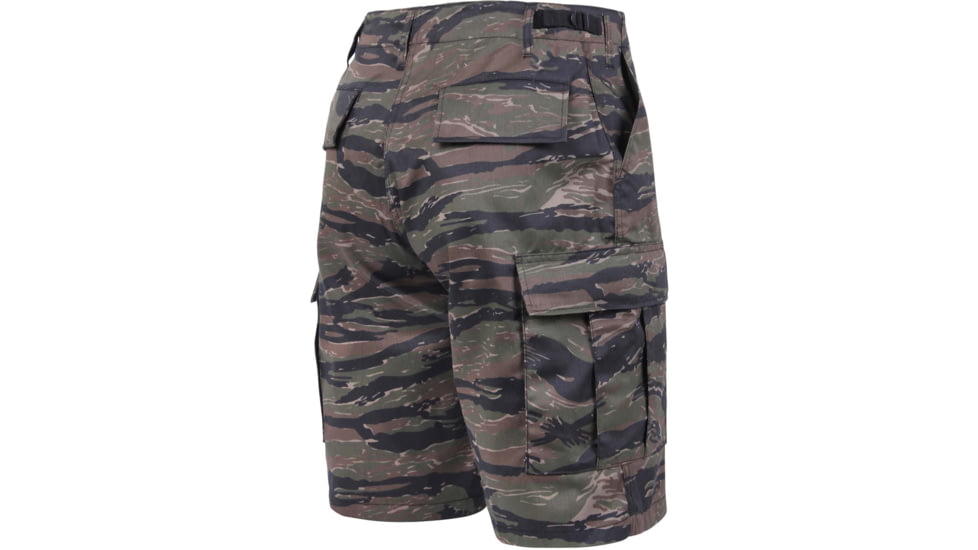 Rothco Camo BDU Shorts, Tiger Stripe Camo, Small, 7085-TigerStripeCamo-S