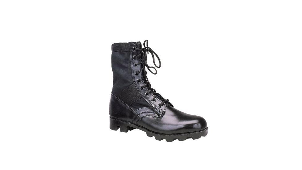 Rothco Classic Military Jungle Boots, Black, 11, Wide, 5081-Black-11-Wide