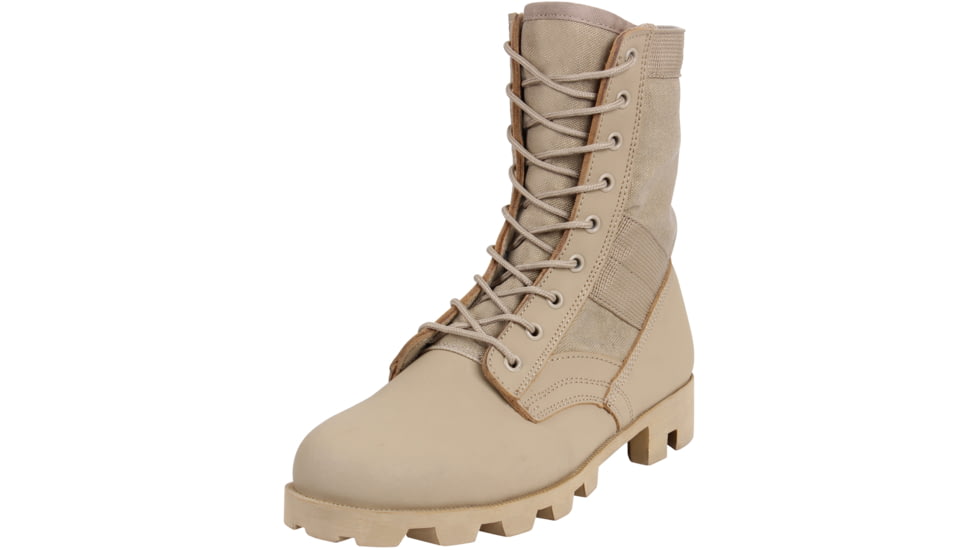 Rothco Classic Military Jungle Boots, Desert Tan, 3, 5909-599