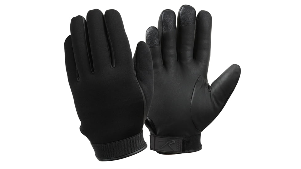 Rothco Cold Weather Neoprene Duty Gloves - Mens, Black, Extra Small, 3558-XS