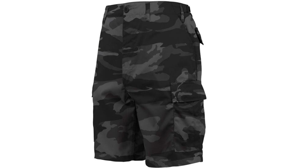 Rothco Colored Camo BDU Shorts, Extra Large, Black Camo, 1817-BlackCamo-XL