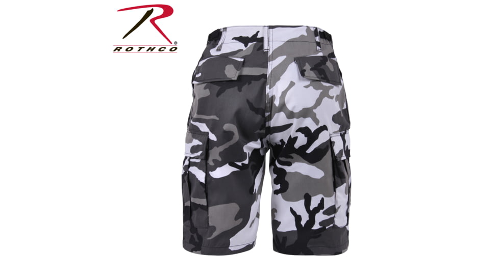 Rothco Colored Camo BDU Shorts, Extra Large, Black Camo, 1817-BlackCamo-XL