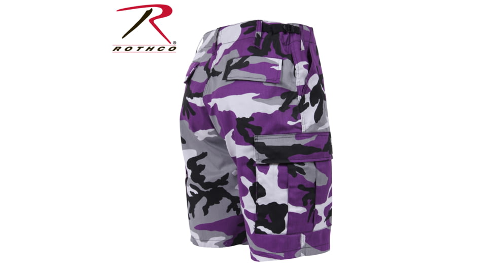 Rothco Colored Camo BDU Shorts, Extra Large, Black Camo, 1817-BlackCamo-XL