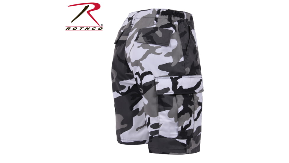 Rothco Colored Camo BDU Shorts, Extra Large, Black Camo, 1817-BlackCamo-XL