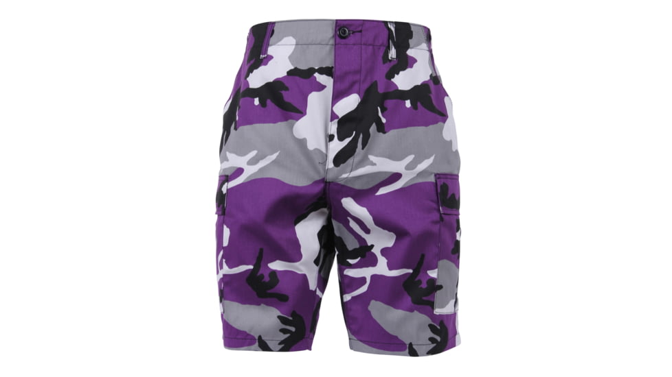 Rothco Colored Camo BDU Shorts, Extra Large, Black Camo, 1817-BlackCamo-XL