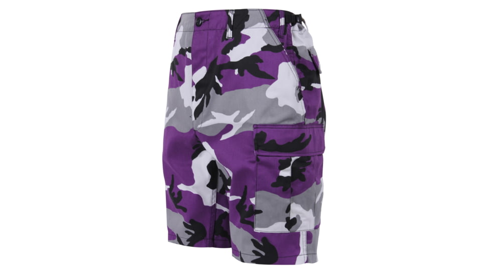 Rothco Colored Camo BDU Shorts, Extra Large, Black Camo, 1817-BlackCamo-XL